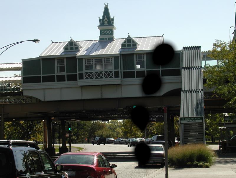 Background with Blurred Black